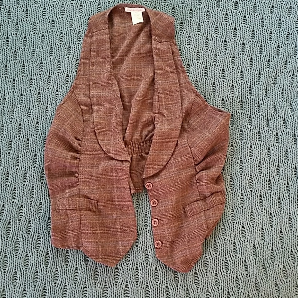 Plaid Charlotte Russe vest